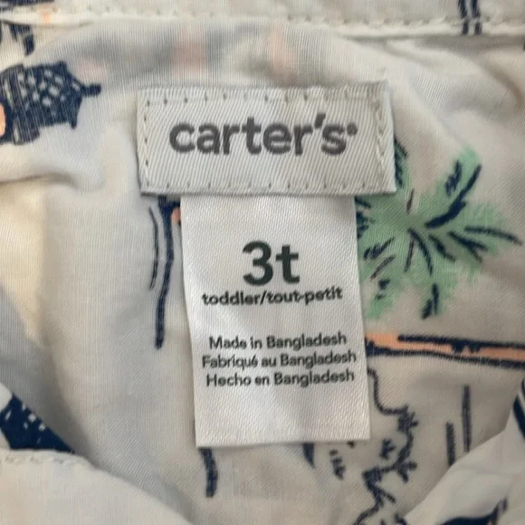 Carters 3T button down shirt - Picture 2 of 2